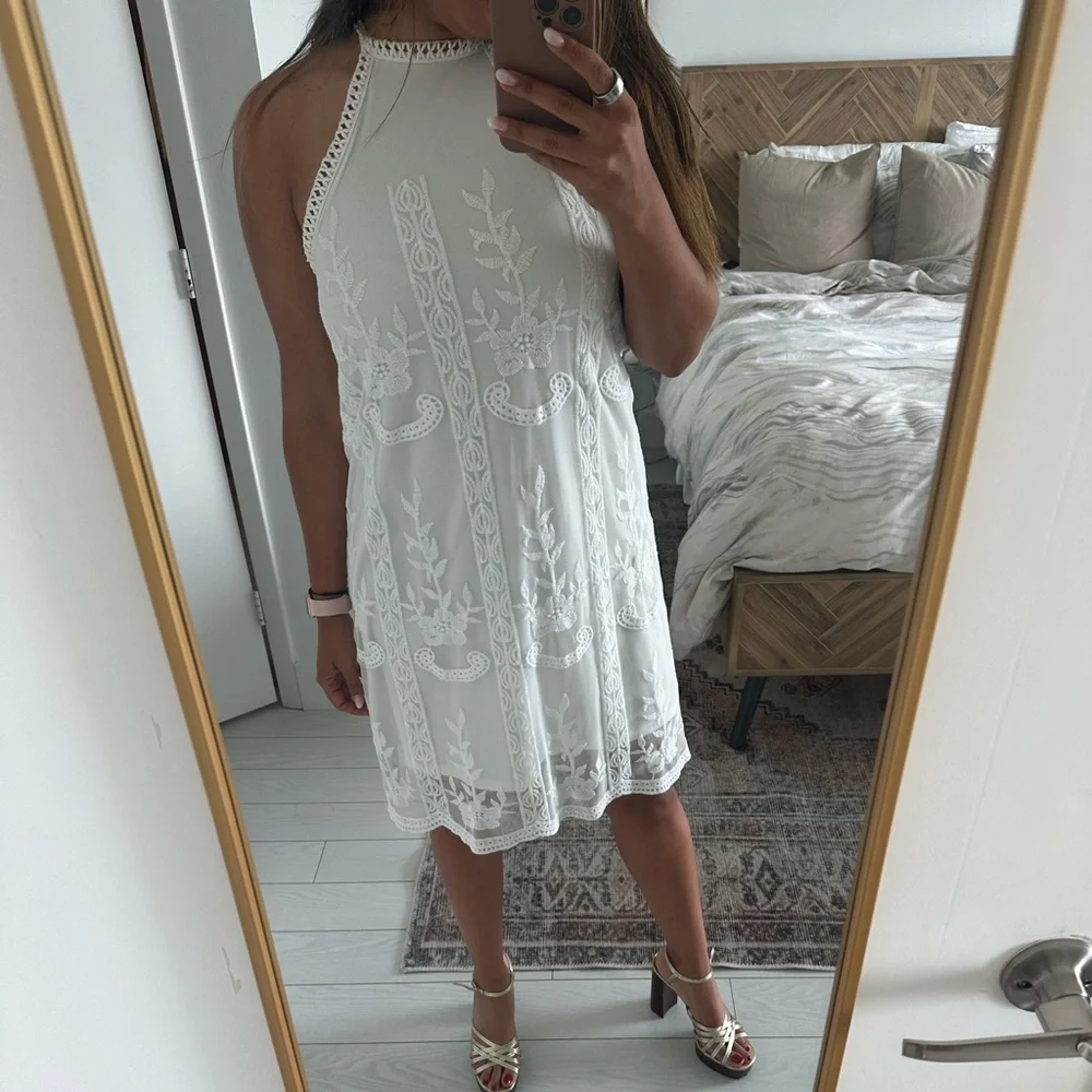 Embroidered Lace Jun Ivy Dress - Picture 9 of 9